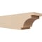 Ekena Millwork 6in. W x 6in. H x 20in. L Mediterranean Woodgrain TimberThane Rafter Tail, Primed Tan RFTUR06X06X20MEDRCPR - alternate 1